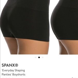 Never worn Spanx Everyday Boy Short